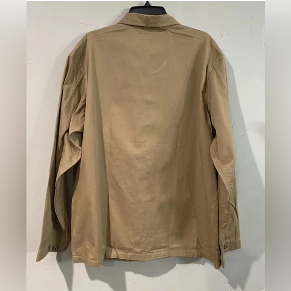 POLO Ralph Lauren Men’s Twill Utility Overshirt Chore Jacket Tan Beige NWT - Picture 3 of 11